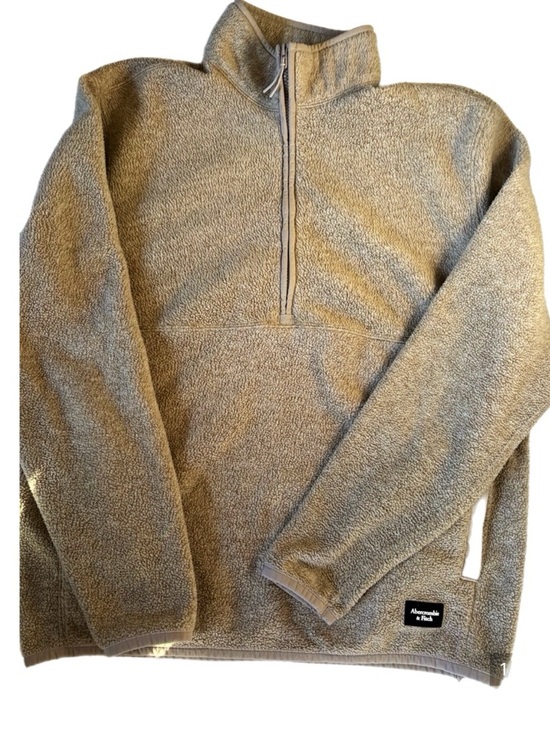 Abercrombie & Fitch Jackets & Blazers - Abercrombie & Fitch Men's Half-Zip Pullover - Taupe